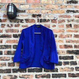 Vintage Forever21 Cobalt Blue Blazer w/ Pockets | Women's Small | Forever 21